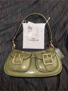 レディース Rare Coach Signature 2186 Denim Satchel
